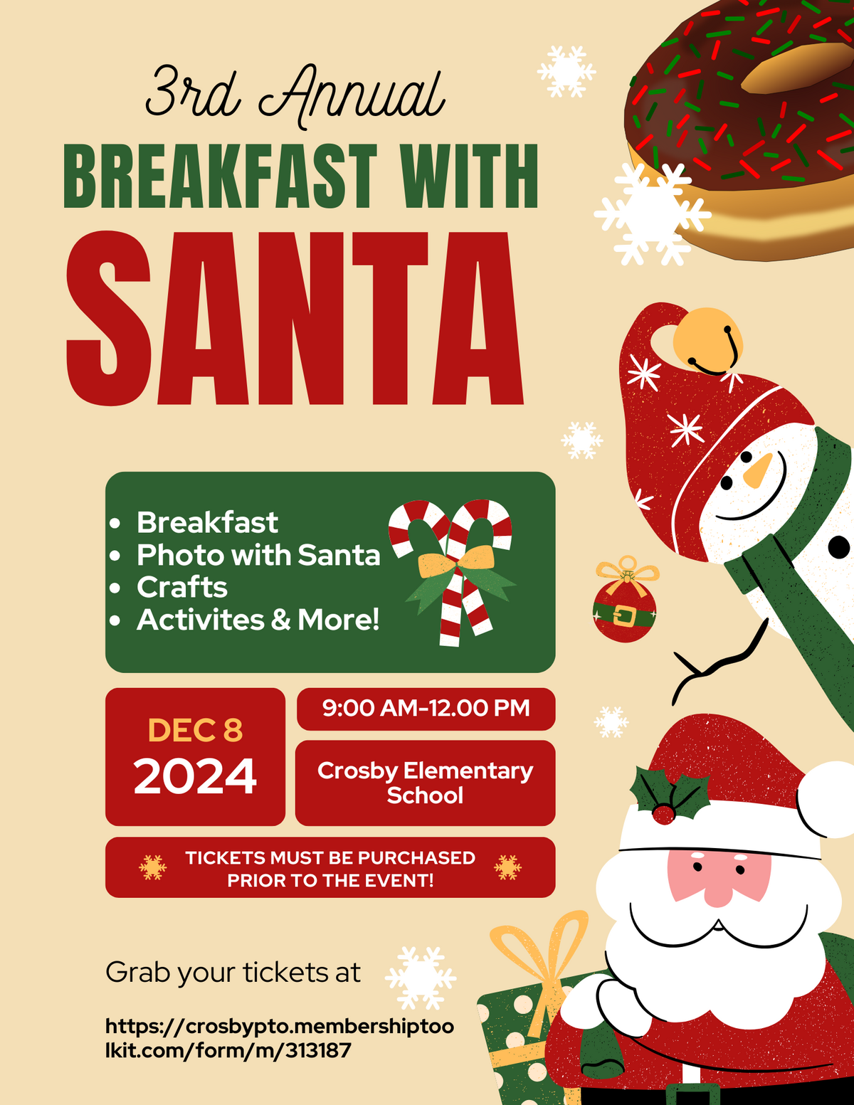 Breakfast with Santa Flyer