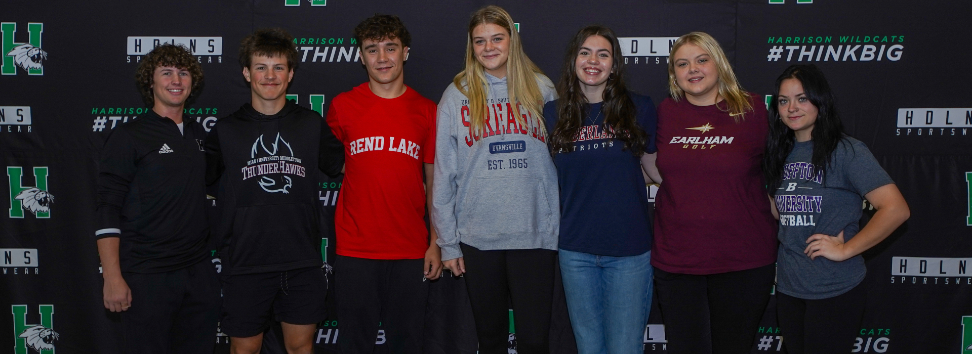 Senior Athletic Signing Students