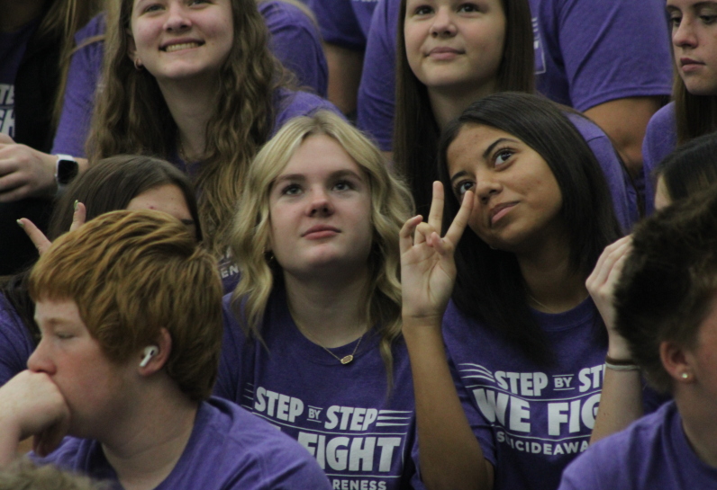 Students at Assembly